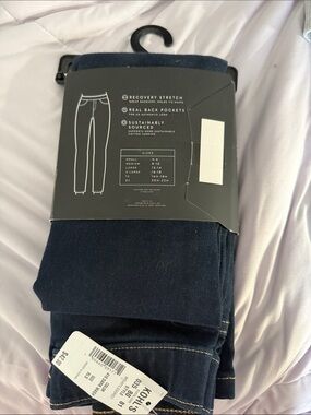 Simply Vera Vera Wang Men's Slim Straight Jeans in Dark Blue